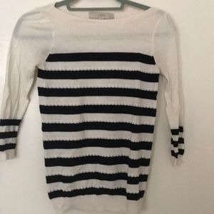 LOFT striped sweater XXSP